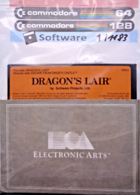 COMMODORE 64/128 -- DROGON´S LAIR & ESCAPE FROM SINGE´S CASTLE (S. PROJECTS-DISK