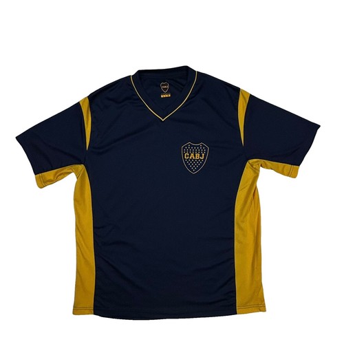 CABJ シャツ XL ネイビー/イエロー VINTAGE Boca Juniors CABJ Shirt