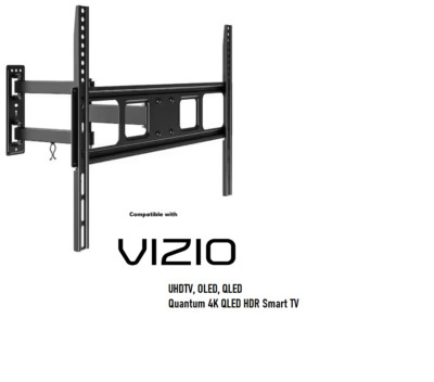 New Full Motion Wall Mount VIZIO OLED QLED Quantum UHD TV 43 50 55 60 65 in