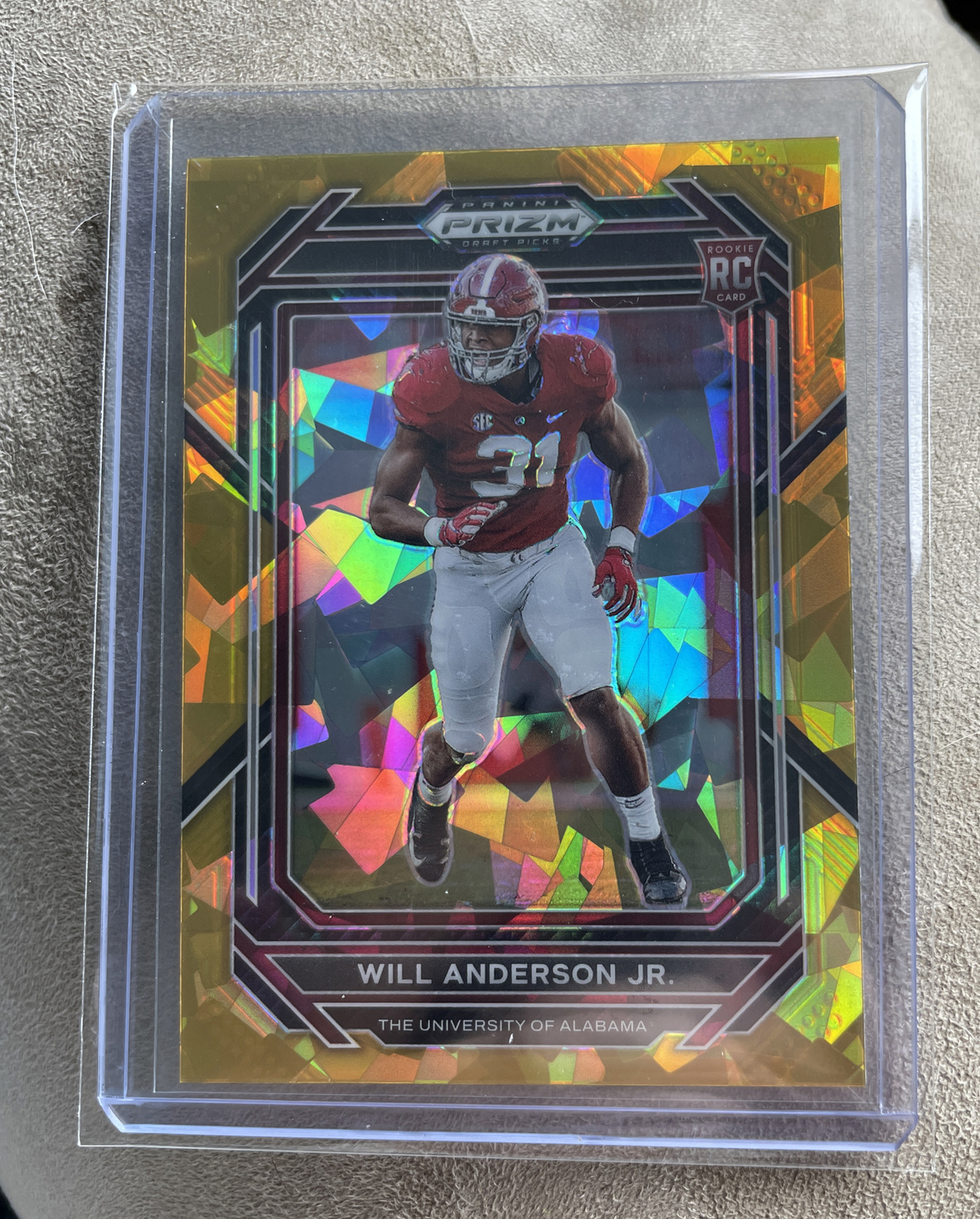 2023 Panini Prizm Draft Will Anderson Jr. Base RC Rookie #162 Alabama/Texans