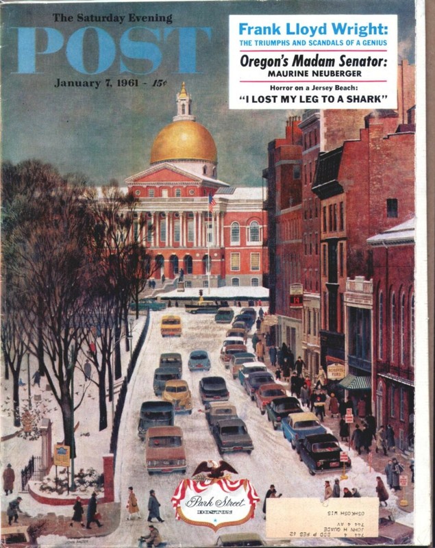 SATURDAY EVENING POST January 7, 1961 John Falter 100% Complete