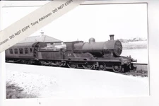 ROSSLARE STRAND RAILWAY STATION - LOCO. NO. 314 IN 1955 - PHOTO PRINT - #7568