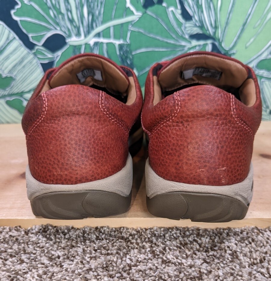 Keen Womens Size 11 Presidio II Leather Casual Walking Shoes Maroon Burgundy eBay