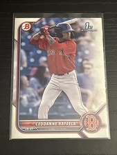 2022 Bowman MLB Baseball 1st Prospects BP-61 Ceddanne Rafaela Boston Red Sox