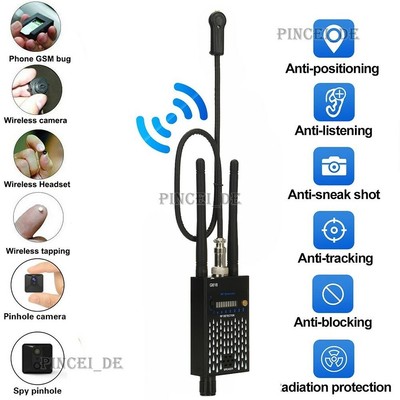 G618A RF Detector GPD Tracker Detector Spy Camera Detector Against Positioning *