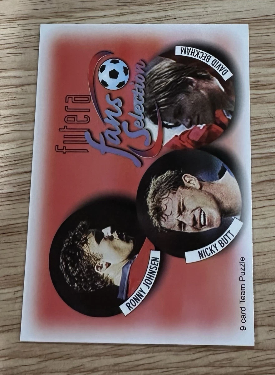 1997 Futera Fans Selection Manchester United David Beckham #71 for