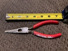 Snap on 7" Long Needle Nose Pliers Soft Grip USA