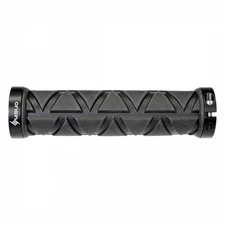 Origin8 Tri-Power Locking Dual Lock-On Bike Grips - Kraton Rubber, Alloy Clamps