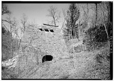 2. EAST ELEVATION - Mount Etna Iron Works, Etna Furnace, East of U.S. Route 22