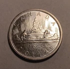 1965 Canadian $1 Dollar, Elizabeth II, .800 Silver *** LOW SHIPPING ***
