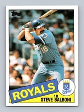 Steve Balboni Kansas City Royals #486 1985 Topps Baseball