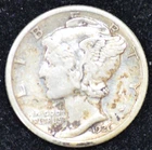 1926 VERY FINE Mercury Dime, 90% SILVER! TONED!