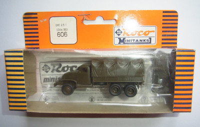 Roco Minitanks H0 606-Truck GMC 2.5 T-neu-OVP- GMC truck