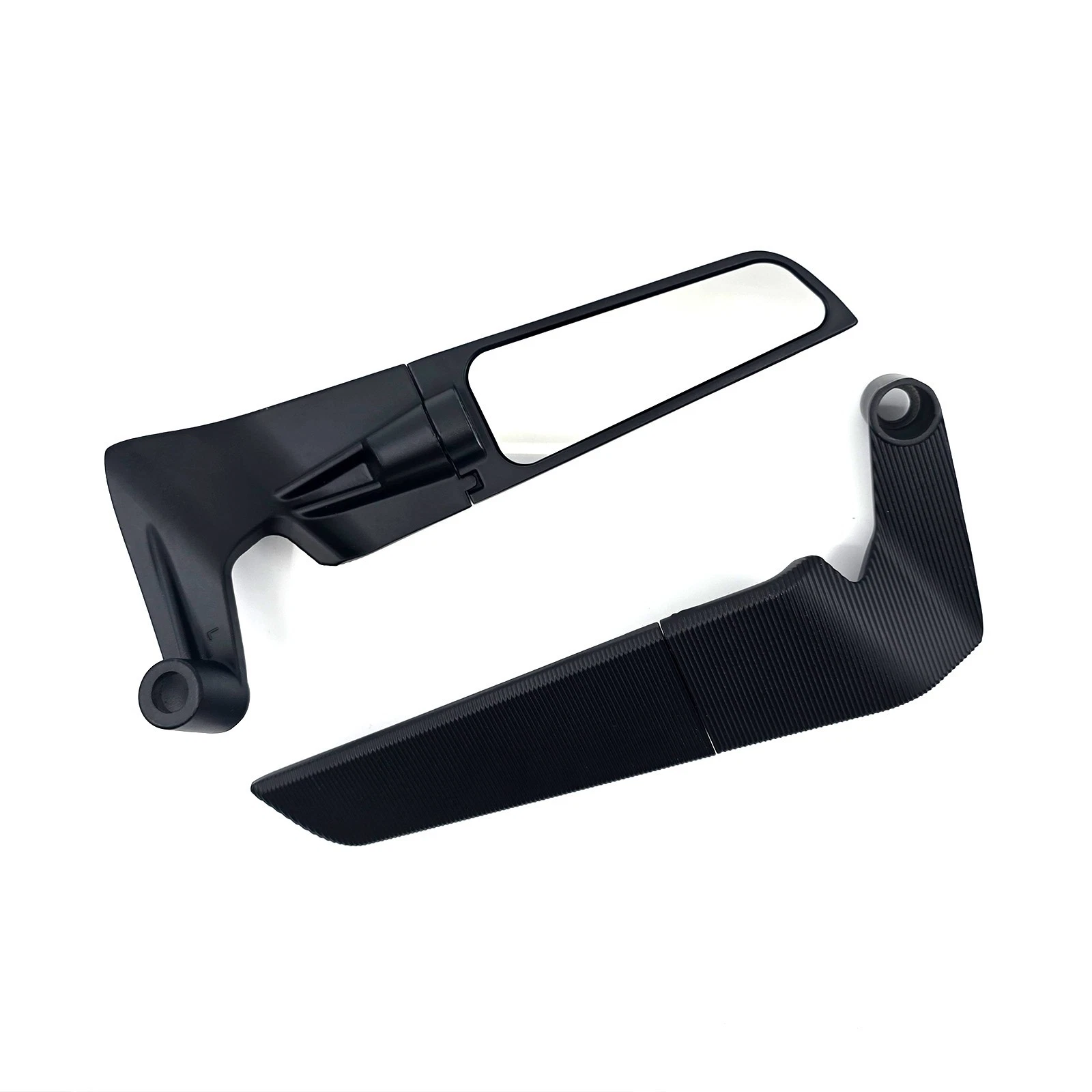 Goodrevs Aero Vector Blade Mirrors – CNC Aluminum Wide-Angle | M8/M10 Universal
