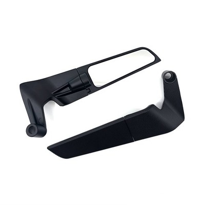 Goodrevs Aero Vector Blade Mirrors   CNC Aluminum Wide-Angle | M8/M10 Universal