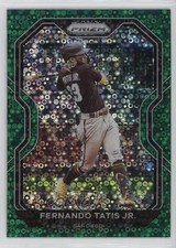 2021 Panini Prizm Tier II Green Donut Circle Prizm Fernando Tatis Jr #161 b4d