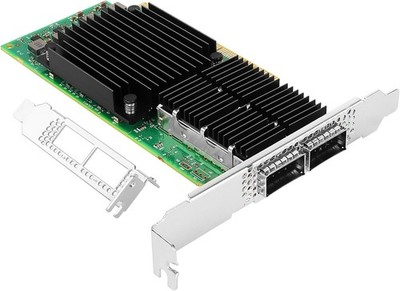 Vogzone 100GbE NIC Card Mellanox MCX556A-EDAT Dual QSFP28