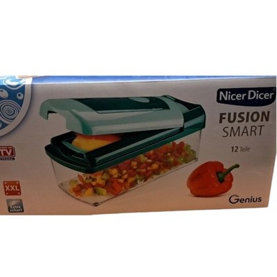 Genius Nicer Dicer Fusion Smart 12 tlg All-in-One Küchensystem Gemüseschneider