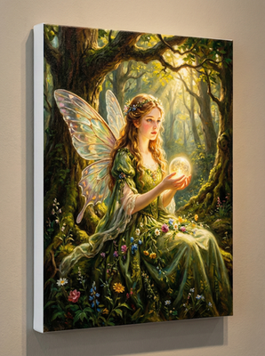 #ad Fairy Princess Fantasy Canvas Print 12x16 UV Printed Medieval Wall Art Decor $49.90