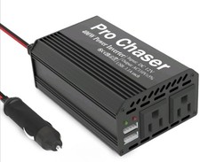 400W Car Power Inverter 12V DC to 110V AC with Dual USB Ports