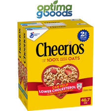 Cheerios Cereal, 40.7 oz, 2 Pack - Heart-Healthy  Delicious. Free Shipping