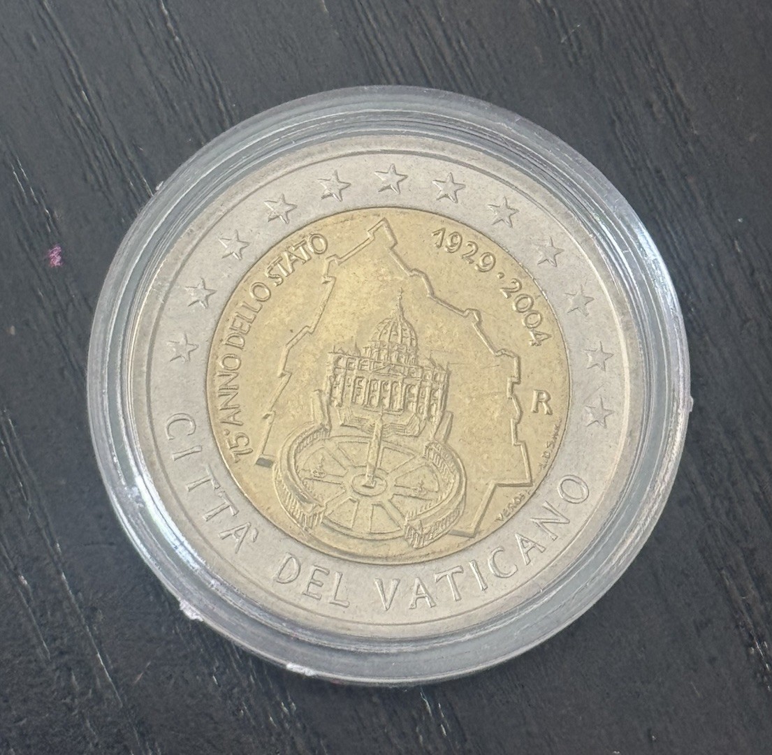VATICAN, 2 EUROS 2004 COMMEMORATIVE/ FONDATION CITE/ PARFAIT ETAT
