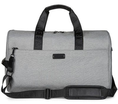 Bugatti Reborn Collection 2-in-1 Hybrid RFID-Blocking Recycled Duffle Bag GRAY