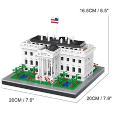 US Capitol Micro Brick Set - 2300PC Architecture Model for Adults Kids