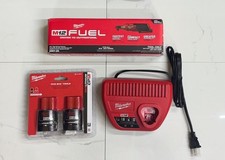 Milwaukee M12 FUEL 2567-20 12-Volt Cordless High Speed 3/8 in Ratchet Kit (2)1.5