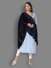 Velvet Shawl and Wrap for Evening Dress Pashmina Velvet Stole for Women Wedding