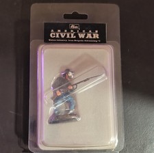 W Britain's Civil War Union Infantry Iron Brigade Advancing 1 31002