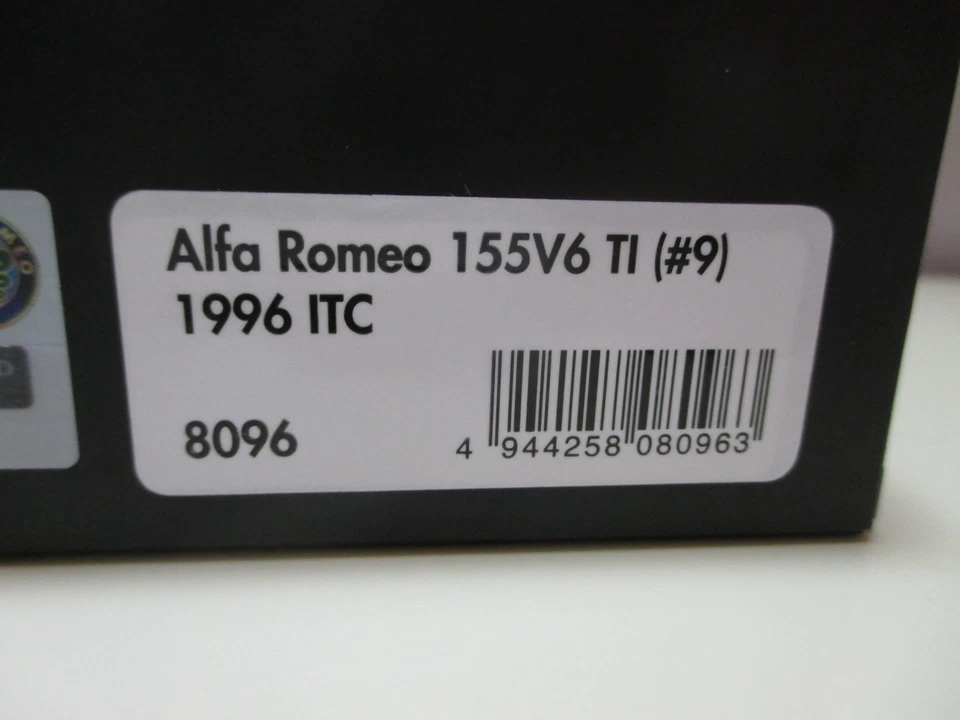 HPI Racing 8096 Alfa Romeo 155V6 TI ITC Suzuka S. Modena 1996 #9 1:43 - Image 2 of 2