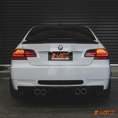 Black M3 LCI Style 3D Stripe Bar LED Tail Lights for BMW 3-Series E92 Coupe & M3 - Bild 9 von 11