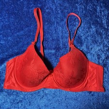 Mamia Bra 34b Red Underwire Bra New Without Tags