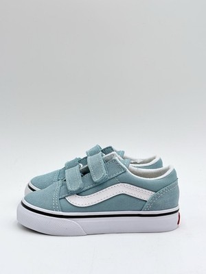 Vans Toddler Old Skool V Size 7T Blue/White |VN0A38JN33L|