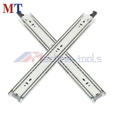 18'' Ball Bearing Drawer Slides - 150lb Load Capacity Full Extension Design