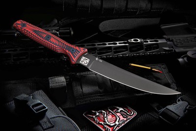 Spartan Ronin Torii Black & Red Handle Black Blade D2 Steel