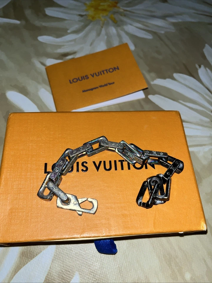 bracciale catena in titanio multicolore louis vuitton - Immagine 2 di 4