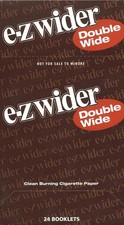 E-Z Wider - Double Wide Rolling Papers - 24 Booklets with 24 Leaves per Booklet