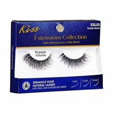 Kiss Extensions Collection Eye Lashes Russian Volume 8 pack