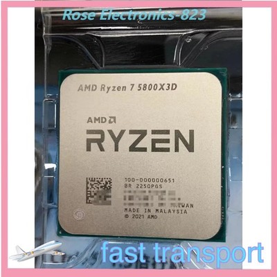R7-5800X3D AMD Ryzen 8-Core 16-Thread 3.4GHz-4.5GHz Socket AM4 Desktop Gaming