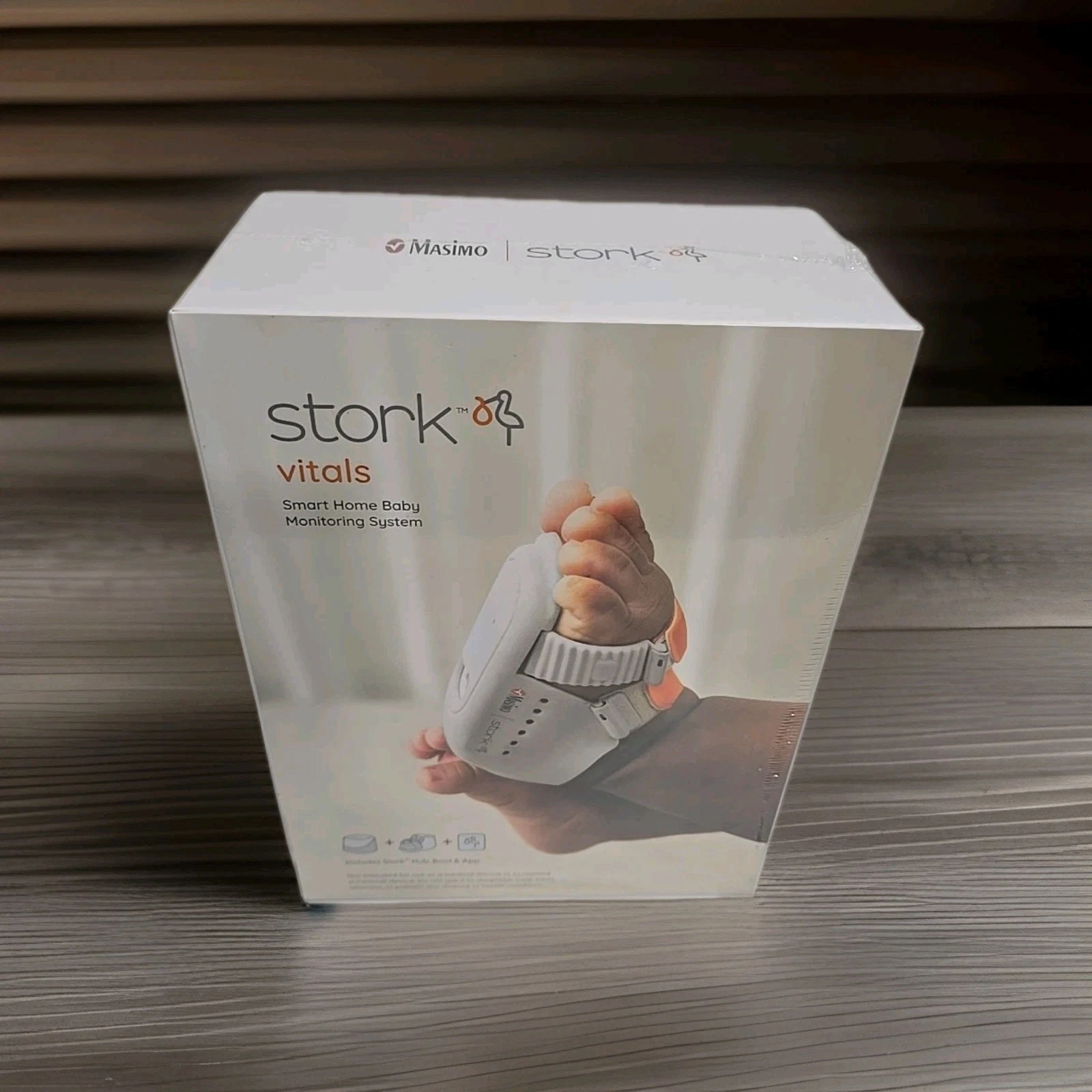 Stork Vitals Smart Baby Home Monitoring System - White - FACTORY SEALED NEW
