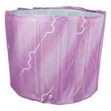 .Foldable Bathtub Portable Soaking Bath Tub For Adults Youth Year Round Use