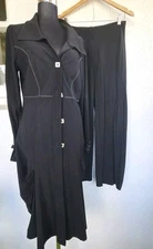 Deca devous anous Black Jacket & Pants  Sz 2