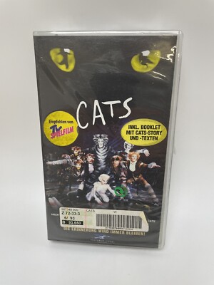   VHS Videokassette NEU & OVP - CATS - Das Musical - Andrew Lloyd Webber