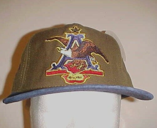 Anheuser Busch Brewing Adult Unisex Green Blue #3232 Collector Edition Cap New