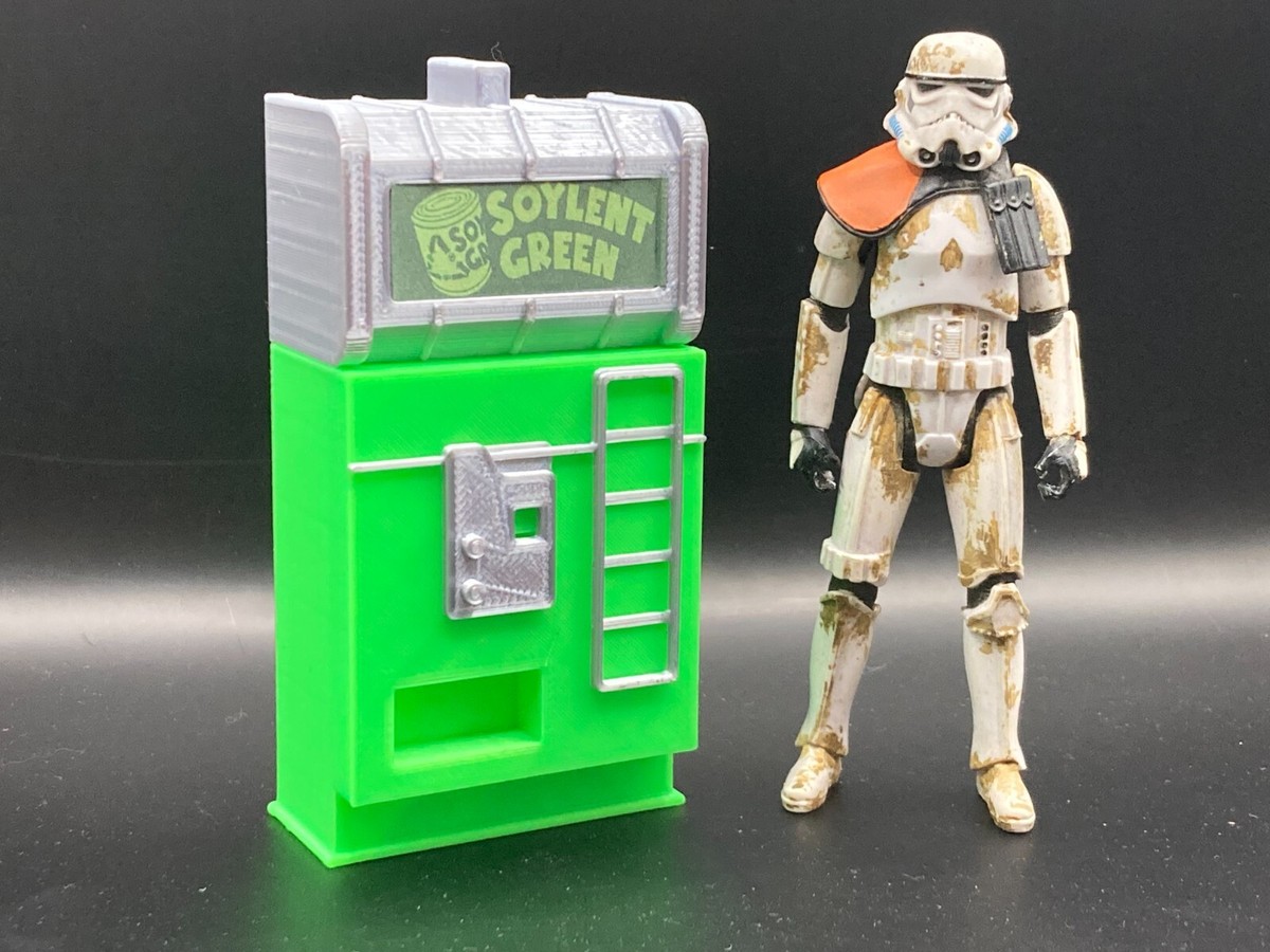CUSTOM SOYLENT GREEN VENDING MACHINE 3.75