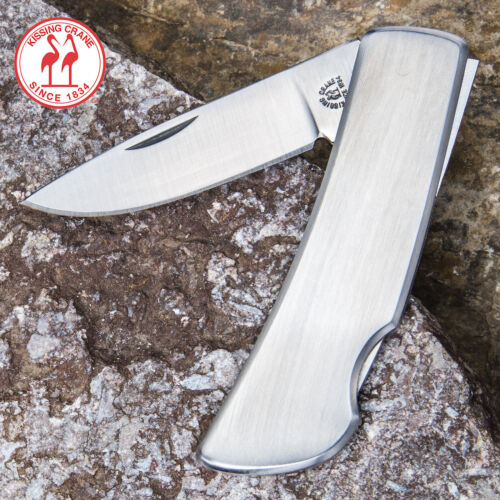 Kissing Crane Lockback Stainless Steel Folding Pocket Knife Gentleman EDC Sharp - Bild 1 von 4