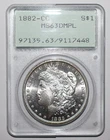 1882 CC Morgan Dollar PCGS MS63 DMPL 1st Gen Old Green Holder