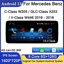 12,3" Android Autoradio CarPlay Navi 8+128GB for Mercedes C/GLC/V/X-Klasse W205 12,3" Android Autoradio CarPlay Navi 8+128GB for Mercedes C/GLC/V/X-Klasse W205